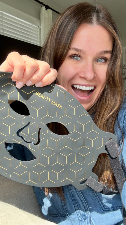 Red Light Therapy Mask - At Home Skincare Routine